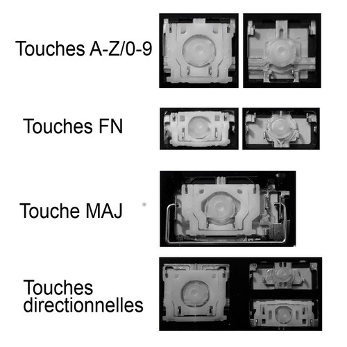Touche clavier pour - de, lenovo